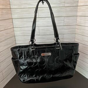 Coach Gallery Embossed Patent Leather Bag